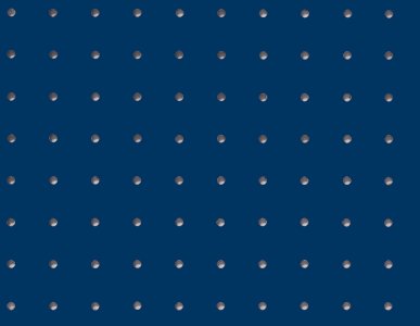 EUCAPLAC PERFURADO AZUL MADAGASCAR 3,0 MM (1220X610MM)