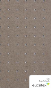 EUCATEX PERFURADO CRÚ 3,0 MM (2440X1220MM)