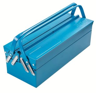 CAIXA SANFONADA PARA FERRAMENTAS 3 GAVETAS AZUL