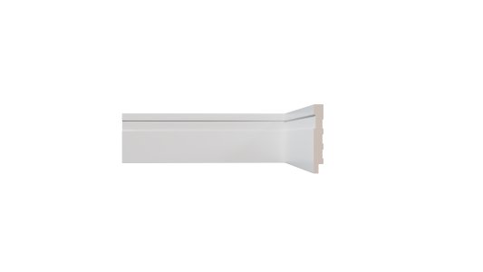 RODAPÉ BRANCO FRISADO 2400 X 10 X 70 MM