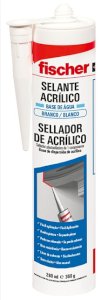 SELANTE ACRÍLICO BRANCO À BASE DE ÁGUA 360 GRAMAS
