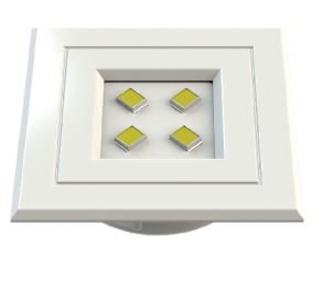 SPOT POP QUADRADO BRANCO BIVOLT (BF)