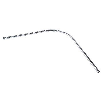 TUBO CURVO 90° OVAL 1,50 MT CROMADO