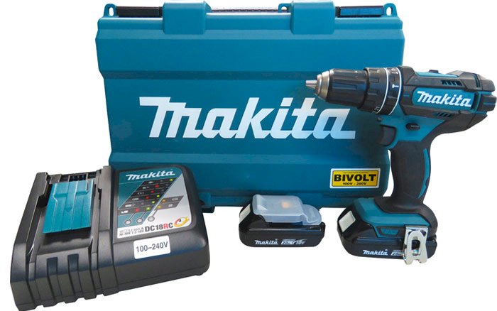 PARAFUSADEIRA / FURADEIRA DE IMPACTO 18V DHP482RAE