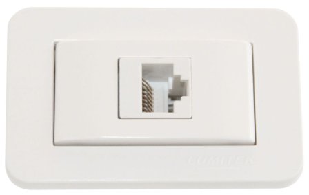 TOMADA P/INFORMATICA BRANCA (RJ45-CAT5E)