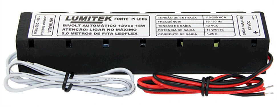 FONTE 20W 12V BIVOLT AUTOMÁTICO
