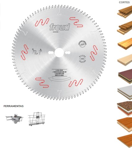 DISCO DE SERRA 300 X 30 X 3,2 MM 96d 38º  ATB FREUD (LU3A 0300)