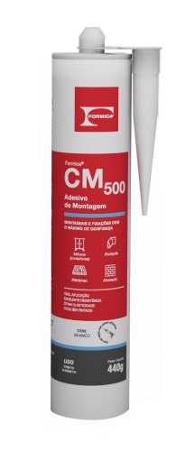 ADESIVO DE MONTAGEM BCO CM-500 440G FÓRMICA