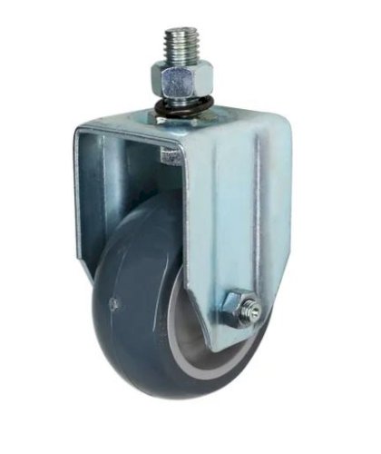 RODÍZIO 312 BP FIXO ESPIGA ROSCADA