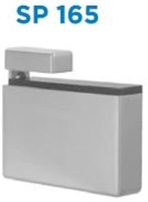 SUPORTE SQUARE SLIM SP165 CROMO ACETINADO
