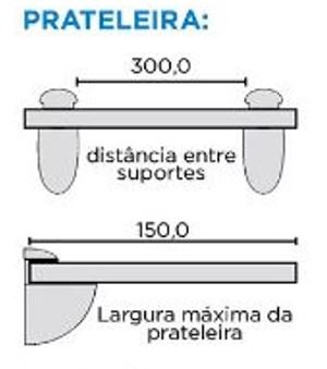 SUPORTE TUCANO SP170 PEQUENO BRANCO