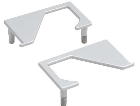 PONTEIRA VAZADA PE-178 CROMO ACETINADO (18MM)