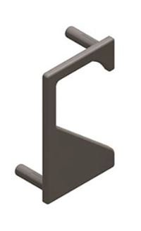 PONTEIRA VAZADA PE-178 CROMO ACETINADO (18MM)