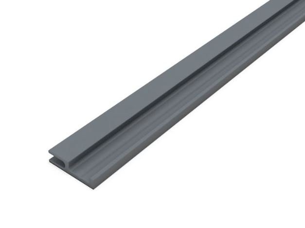 PERFIL GUIA EM PVC PRETO PARA SISTEMA MULTI COM 3,00 MTS