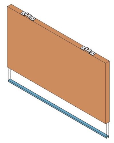 CANALETA EM PVC COM 2,00 MTS ( D-82)