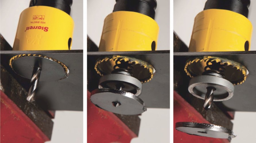 DISPOSITIVO EJETOR PARA SERRA COPO DE 25 A 38 MM