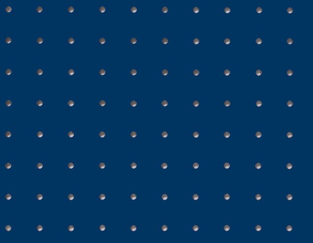 EUCAPLAC PERFURADO AZUL MADAGASCAR 3,0 MM (1220X610MM)