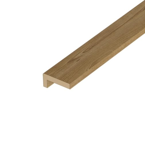 ACABAMENTO EM L DO RIPADO EUCATEX FREIJÓ ÂMBAR (2700X38MM)