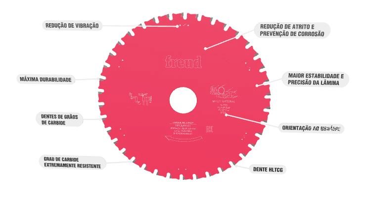 DISCO DE SERRA MULTIMATERIAL 6.1/4" (160MM) 30 D