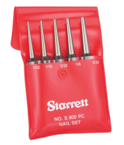 JOGO DE PUNÇÕES S800PC STARRETT (5 PEÇAS)