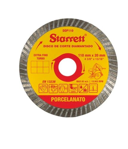 DISCO DIAMANTADO DE CORTE PORCELANTO (DDP110)