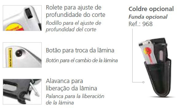 ESTILETE DE SEGURANÇA S011 EXACT PLUS