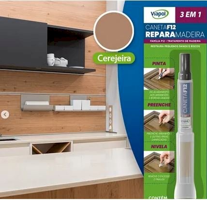 CANETA F12 CEREJEIRA REPARA MADEIRAS