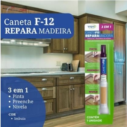 CANETA F12 IMBUIA REPARA MADEIRAS