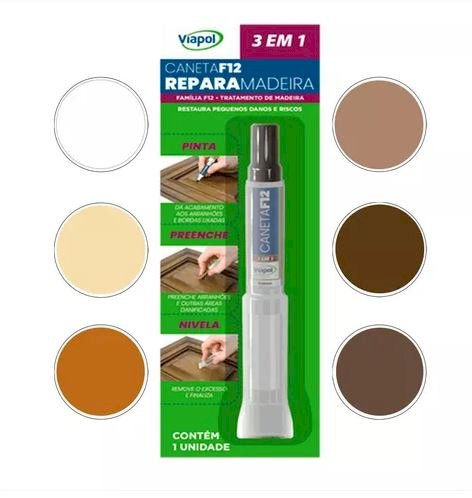 CANETA F12 MARFIM REPARA MADEIRAS