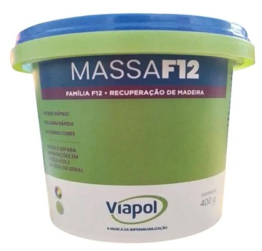 MASSA BRANCA PARA MADEIRAS 400 GR